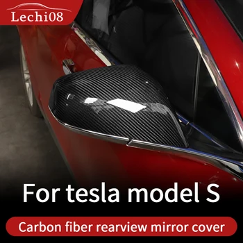 Dikiz aynası kapağı araba tesla model s tesla 2018 model s tesla araba aksesuarları tesla model s karbon fiber dış
