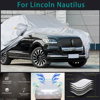 Lincoln Nautilus için 210T Tam Araba Kapakları Açık Güneş uv koruma Toz Yağmur Kar Koruyucu Otomatik Koruyucu kapak