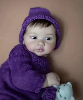 FBBD 50cm Reorn Bebek Bebek Piper Aleady Bitmiş Sanat Bebek Sanatçı Tarafından Yapılan Yüksek Kaliteli Sanat oyuncak bebekler Çocuklar İçin Bebek Kız İçin