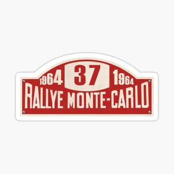 Rallye Monte Carlo 1964 İşareti 5 ADET Araba Çıkartmaları Motosiklet Buzdolabı Dizüstü Baskı Bagaj Odası Pencere Karikatür Çıkartmalar Anime