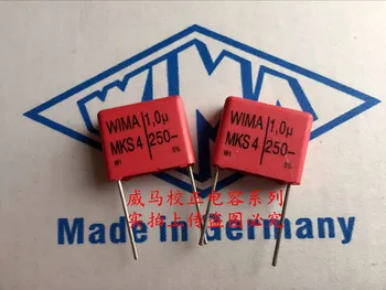 2020 sıcak satış 10 adet/20 adet Almanya WIMA MKS4 1UF 1.0 UF 250V 105 250V P: 15mm Ses kapasitör ücretsiz kargo