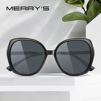 MERRYS tasarım Kadınlar Lüks Marka Trend Degrade Güneş Gözlüğü Bayanlar Moda Polarize gözlükleri UV400 Koruma S6323