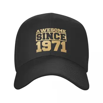 Özel Harika 1971 Yılından Bu Yana beyzbol şapkası Erkekler Kadınlar için Nefes şoför şapkası Spor