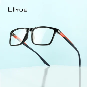 Moda erkek gözlük çerçeveleri Optik Gözlük Çerçevesi Erkekler Miyopi Reçete gözlük TR90 tam gözlük Retro Gözlük