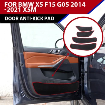 yüksek kaliteli halı döşeme koruyucu mat BMW X5 F15 G05 2014-2021X5M Araba Kapı Anti Kick Pad sticker koruma çıkartması
