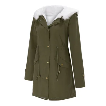 2023 Yeni Kış Kadın Kalınlaşmış sıcak tutan kaban Yastıklı Ceketler Streetwear Kapşonlu Rüzgar Geçirmez Giyim Kış kadın Giyim