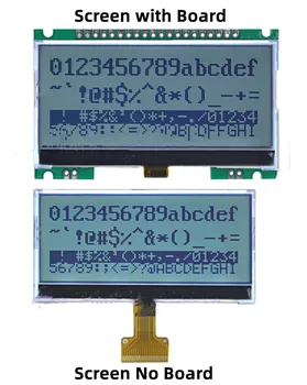 20PİN SPI COG LCD 12848 Ekran (Kurulu / Kurulu Yok) ST7567 Denetleyici Beyaz / Mavi Aydınlatmalı Paralel Arabirim