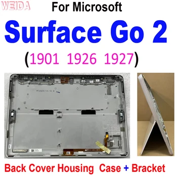 Yeni Konut Kapı Kasa Microsoft Surface Go 2 İçin Go2 1901 1926 1927 Arka Konut arka kapak Şasi Kapak Case Arka Braketi İle