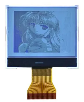 22PİN SPI COG 128128 LCD Ekran Ekran UC1617S Sürücü IC Beyaz Arka Plan Siyah Kelime