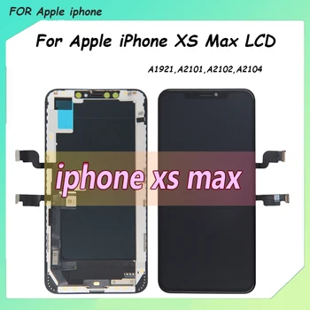 100 % Test iphone xs İçin max dokunmatik LCD ekran Ekran Takımı Değiştirmeleri iphone A1921, A2101, A2102 lcd ekran