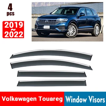Volkswagen VW Touareg 2019-2022 İÇİN Pencere Siperliği Yağmur Koruma Windows yağmur kılıfı Saptırıcı Tente Kalkanı Havalandırma Koruma Gölge Kapak