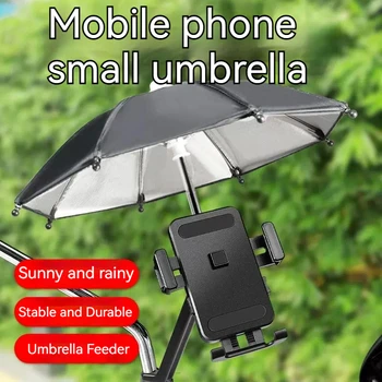 Elektrikli Araç Cep telefon tutucu Küçük Şemsiye Tasfiye akülü araba Navigasyon Yağmur Koruması Güneş Koruma Güneşlik