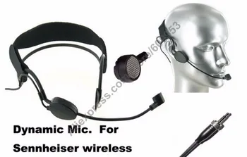 MICWL En Kaliteli Kardioid Dinamik Kulaklık Mikrofon Sennheiser Kablosuz Kafa Headworn Giyen Mikrofon 3.5 mm kilitli vida Fiş