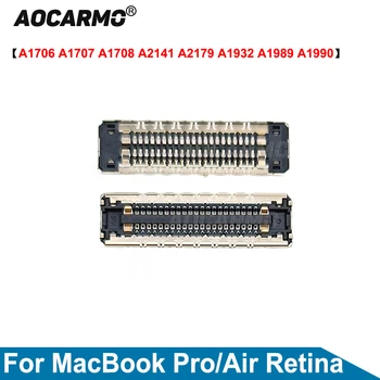Aocarmo MacBook Hava Pro Retina İçin A2141 A2251 A2179 A1932 A1989 A1990 A1706 A1707 A1708 LCD LED LVDS Kablo Konektörü