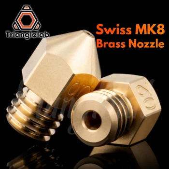 trianglelab İsviçre MK8 Pirinç Meme m6 İplik 1.75 MM Filament 3D yazıcılar hotend J-kafa cr10 isı bloğu ender3 hotend