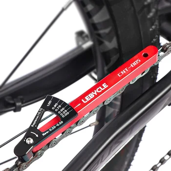 MTB Bisiklet Zinciri Aşınma Göstergesi Aracı Zincir Checker Kitleri Çok Fonksiyonlu Zincirleri Göstergesi Ölçüm Dağ Yol Bisikleti İçin