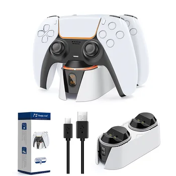 HEYSTOP Hızlı şarj istasyonu için PS 5 PS5 Oyun Denetleyicisi dok istasyonu için PS5 Joystick Oyun Klavyeler