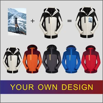 Kış Yüksek Kaliteli Rüzgarlık Özel Moda Uzun Kollu Kapüşonlu Sweatshirt Ucuz Baskı Logosu Açık Rüzgar Geçirmez Sıcak Ceket
