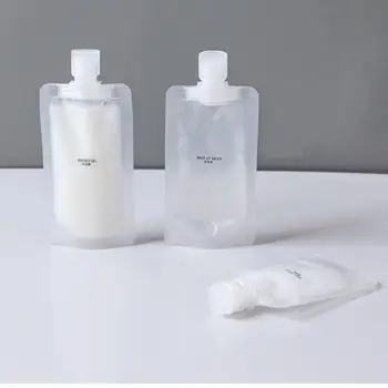 Seyahat Subpackage Taşınabilir Çanta Kozmetik Losyon Şampuan Çanta Yüz Temizleyici Tek Kullanımlık Şişe Organizatör Banyo Aksesuarları