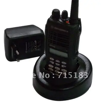 Ücretsiz kargo GP338 VHF/uhfprofesyonel iki yönlü telsiz tuş takımı ve lcd ekran