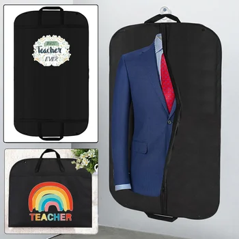 Toz geçirmez Giyim Kapakları Batı Takım Elbise tozluk Öğretmen Baskı Ceket saklama çantası Koruyucu Asılı Konfeksiyon Çanta Klozet Organizatör