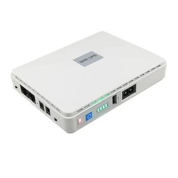 Mini UPS POE 15V 24V Pil Yedekleme 8800Mah güç besleme aküsü İçin WIFI yönlendirici CCTV (ABD Plug)
