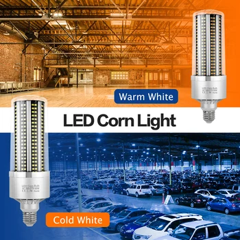 LED ampul 220V mısır rengi lamba E27 ışık 110V Lampada Led avizeler 80W 100W 120W 150W 200W Bombillas yüksek Güç ampul Ev İçin