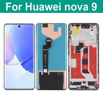 Orijinal Huawei Nova 9 LCD Nova9 NAM-AL00 NAM-LX9 Ekran dokunmatik ekranlı sayısallaştırıcı grup
