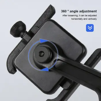 Bisiklet telefon tutucu Yüksek Kaliteli Döndürülmüş 360 Derece Cnc Süreci Tampon Çıkartmaları 4-6. 8 Ekran Bisiklet Tutucu Sürme Standı