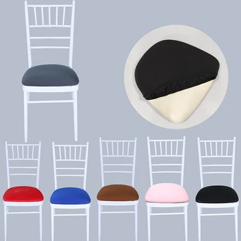 Düz Renk Elastik Streç Sandalye minder örtüsü İçin 17-19 İnç Sandalye Yemek klozet kapağı Kol Korumak Modern Ev Otel Dekor