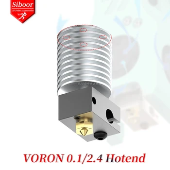 V6 Soğutucu VORON 0.1 2.4 V6 Hotend Delik Eşleştirme Dagon Yedek Hotend Bimetalik Boğaz Radyatör Soğutucu 3D Yazıcı Parçaları