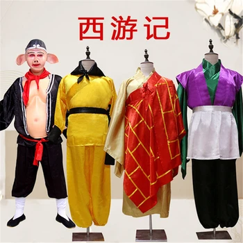 Batıya yolculuk Kostüm Kostüm Tang Yan Güneş Wukong Domuz Sekiz Yüzük Film Sahne Tam Yetişkin Sahne Performansı