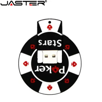 JASTER Siyah Yuvarlak Pendrive 64GB Karikatür USB 2.0 32G U Disk 16GB Flash Sürücü 8GB Kalem Sürücüler 4GB Harici Depolama Başparmak Kartı Hediye