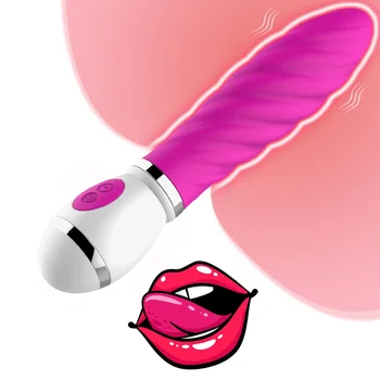 Sihirli Değnek Kadınlar İçin Seks Oyuncakları Yapay Penis Vibratör Klitoral G Noktası Stimülatörü Kadın Masturbator 360 Derece Rotasyon 12 Hız