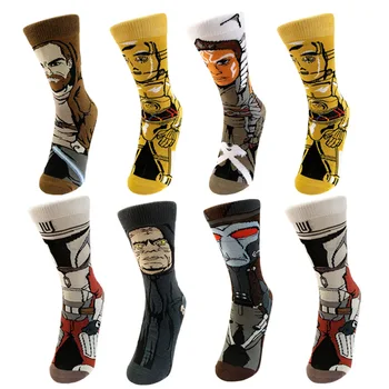 Yıldız Savaşları Mandaloryalı C-3PO Ahsoka Tano Çorap Cosplay Kostümleri Yetişkin Aksesuarları Sahne Unisex Kostüm Aksesuarları Çorap