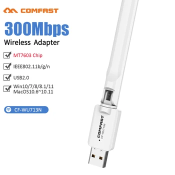 Mini USB wifi adaptörü MT7601 / MT7603 150 Mbps Wi-Fi Verici PC USB Ethernet wifi güvenlik cihazı 2.4 G Ağ Kartı Anten Wi Fi Almak