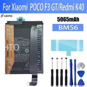 100 % Yeni Orijinal BM56 Pil İçin XİAOMİ POCO F3 GT / Redmi K40 Telefonu Yedek Bateria