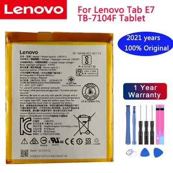 2021 yıl yeni Lenovo Orijinal Yedek Pil L18D1P31 2750mAh Lenovo Tab E7 TB-7104F Tablet Pil + ücretsiz araçlar