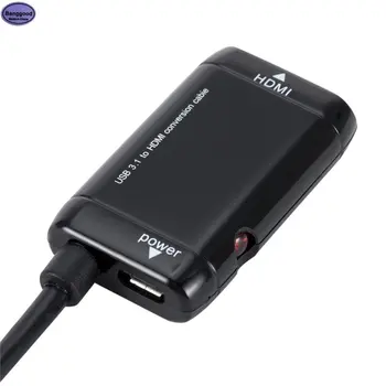 USB 3.1 HDMI adaptörü Tipi USB-C Veri Kablosu Hattı Dönüştürücü Kablolu Sürücü Ücretsiz ethernet adaptörü Ağ Kartı Anahtarı Adaptörü NIC