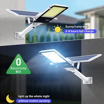 Açık güneş LED sokak lambaları Pil ışıkları yüzme havuzları, bahçeler, avlular, garajlar ve yol aydınlatması için uygundur