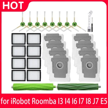 ıRobot Roomba için I7 I7 + I3 I3 + I4 I4 + I6 I6 + I8 I8 + J7 J7 + E5 E6 E7 Filtre Ana Fırça Paspas Bezi Toz Torbası Braketi Elektrikli Süpürge