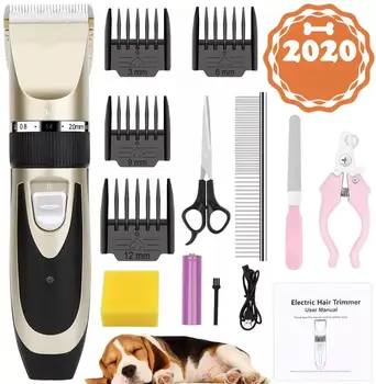 YENİ 2023 evcil hayvan kırkma makası tımar kiti saç makasları Köpek İçin Şarj Edilebilir Ekran Pil Düzeltici Saç Kesimi Saç Kesme Makinesi