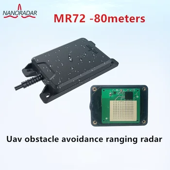 Nanoradar MR72 80m 77G engellerden kaçınma radarı modülü, engellerden kaçınma değişen sensör APM doğrudan bağlı