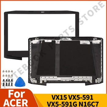 Yeni Laptop Parçaları ACER VX15 VX5-591 VX5-591G N16C7 LCD arka kapak / Ön Çerçeve Arka Kapak Üst Kılıf Yedek Vidalar Ücretsiz