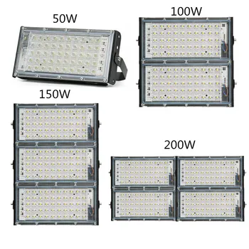 LED Lodıne Tungsten lamba yüksekliği güç 50 W 100 W 150 W 200 W RGB sel ışık AC 220 V spot Refletor dış aydınlatma reklam