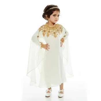 Kız elbisesi Müslüman çocuk Elbise Fas Elbisesi Çok Fantezi uzun elbise Avrupa ve Amerikan Moda Trendi