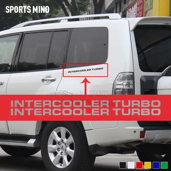 12 Pairs Intercooler Turbo Mitsubishi Pajero Shogun Montero MK2 V20 Aksesuarları Araba Çıkartmaları Çıkartması Otomobiller Araba-Styling