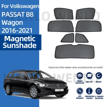 Volkswagen PASSAT için B8 Vagon 2016-2021 Pencere Güneşlik Blok aydınlatma koruması Özel Kalkan Manyetik Perde Çıkarılabilir Güneş Koruyucu