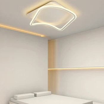 Modern kare tavan ışığı LED Minimalist Siyah Beyaz Altın Lamba Yatak Odası Çalışma Oturma Odası Koridor Kapalı Dekor Armatürleri Parlaklık