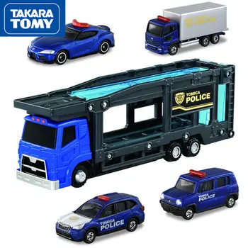 TAKARA TOMY oyuncak araba 5 adet Set polis arabası polis arabası Taşıyıcı Araba Alaşım Araba Oyuncak Araba Modeli Çocuk Eğitim Hediye